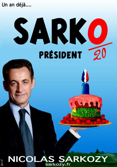 Sarko : 1 an